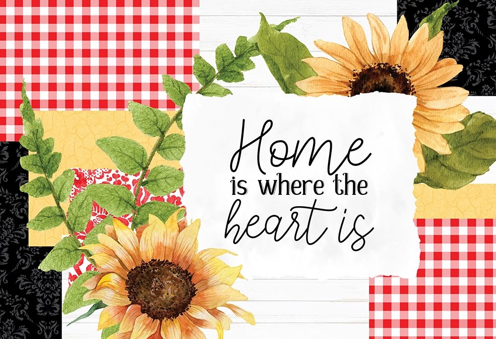 Sunflower Plaid 5 art print by Kimberly Allen for $57.95 CAD