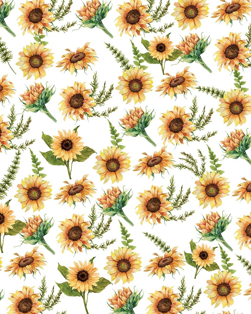 Sunflower Plaid 8 art print by Kimberly Allen for $57.95 CAD