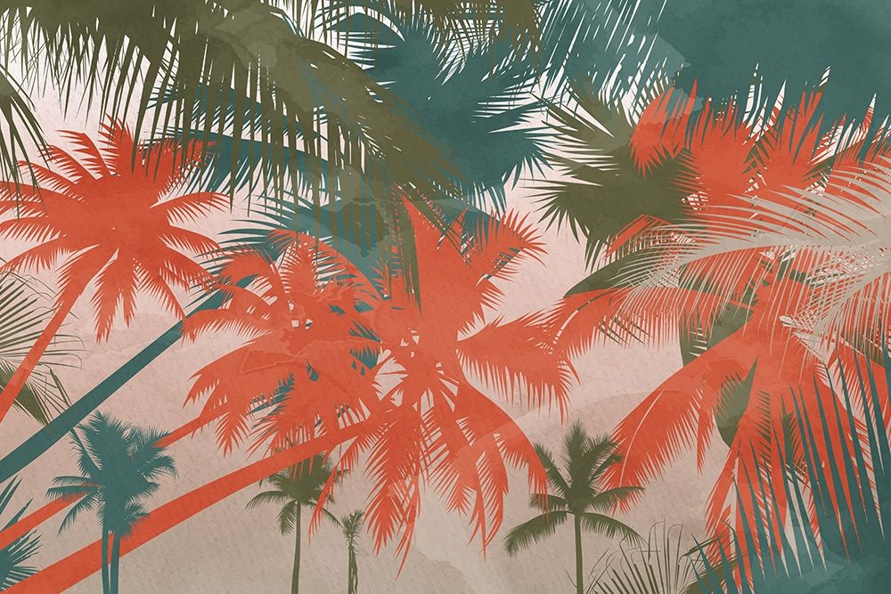 Colorful Palm art print by Kimberly Allen for $57.95 CAD