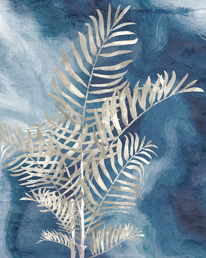 Palm Blues 1 art print by Kimberly Allen for $57.95 CAD