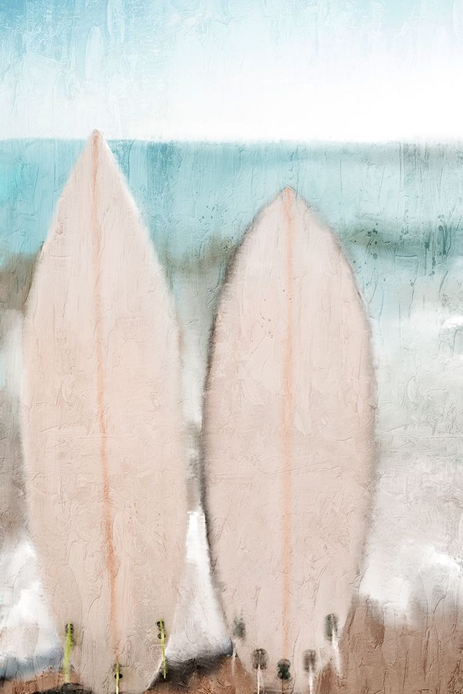 White Surfboards art print by Kimberly Allen for $57.95 CAD
