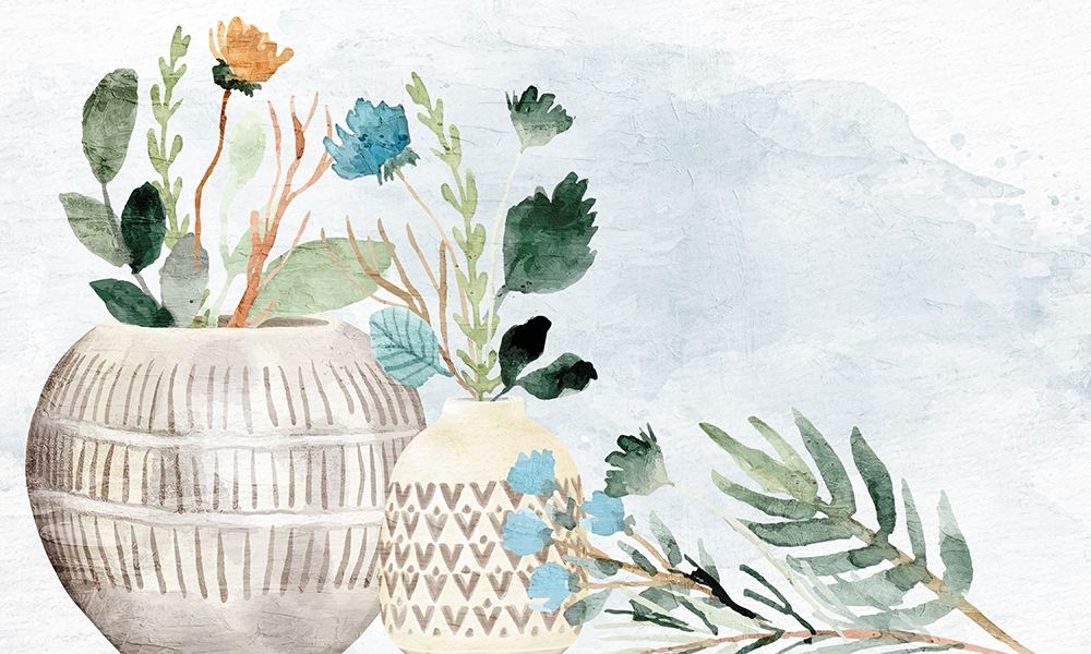 Flower Vases 1 art print by Kimberly Allen for $57.95 CAD