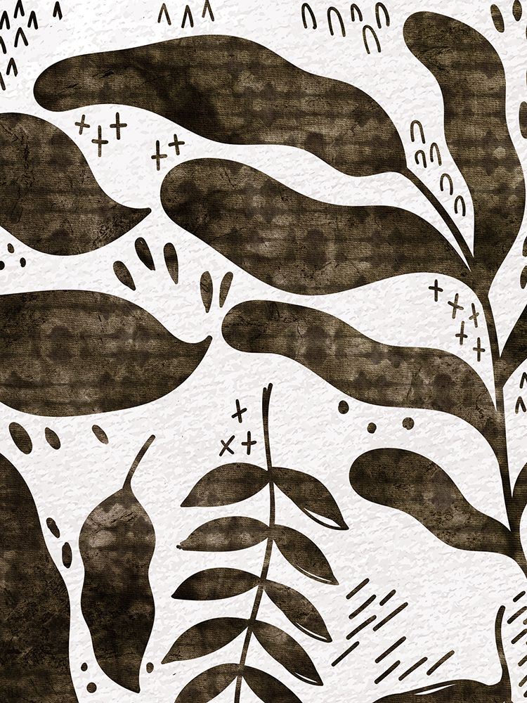 Dyed Dark Leaves 3 art print by Kimberly Allen for $57.95 CAD