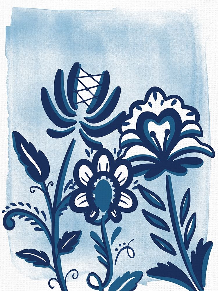 Folk Flower 2 art print by Kimberly Allen for $57.95 CAD