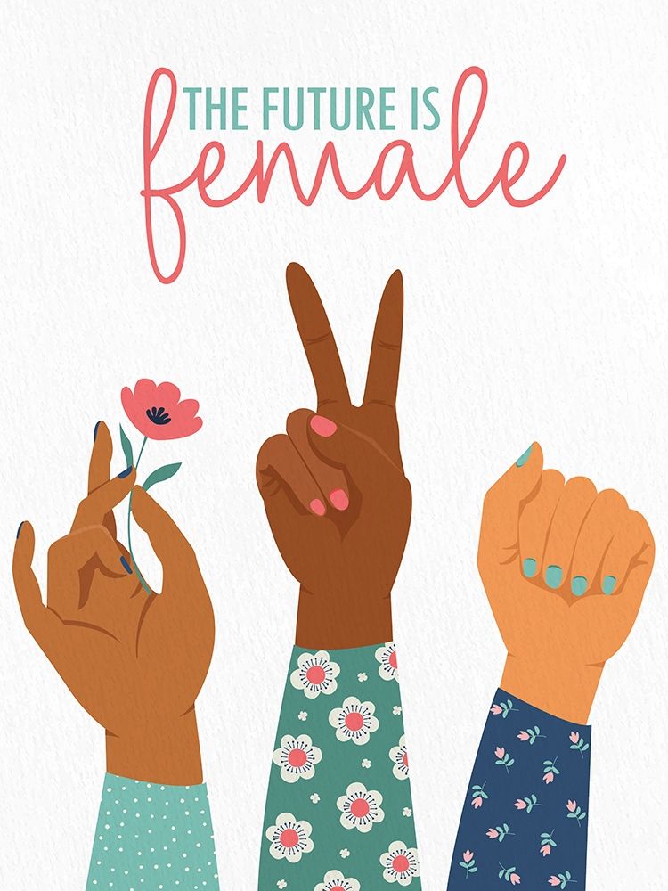 The Future is Female art print by Kimberly Allen for $57.95 CAD