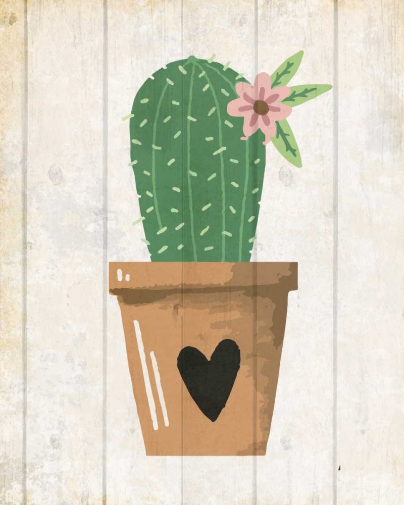 Love Cactus 2 art print by Kimberly Allen for $57.95 CAD