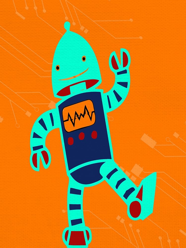 I Robot 1 art print by Kimberly Allen for $57.95 CAD