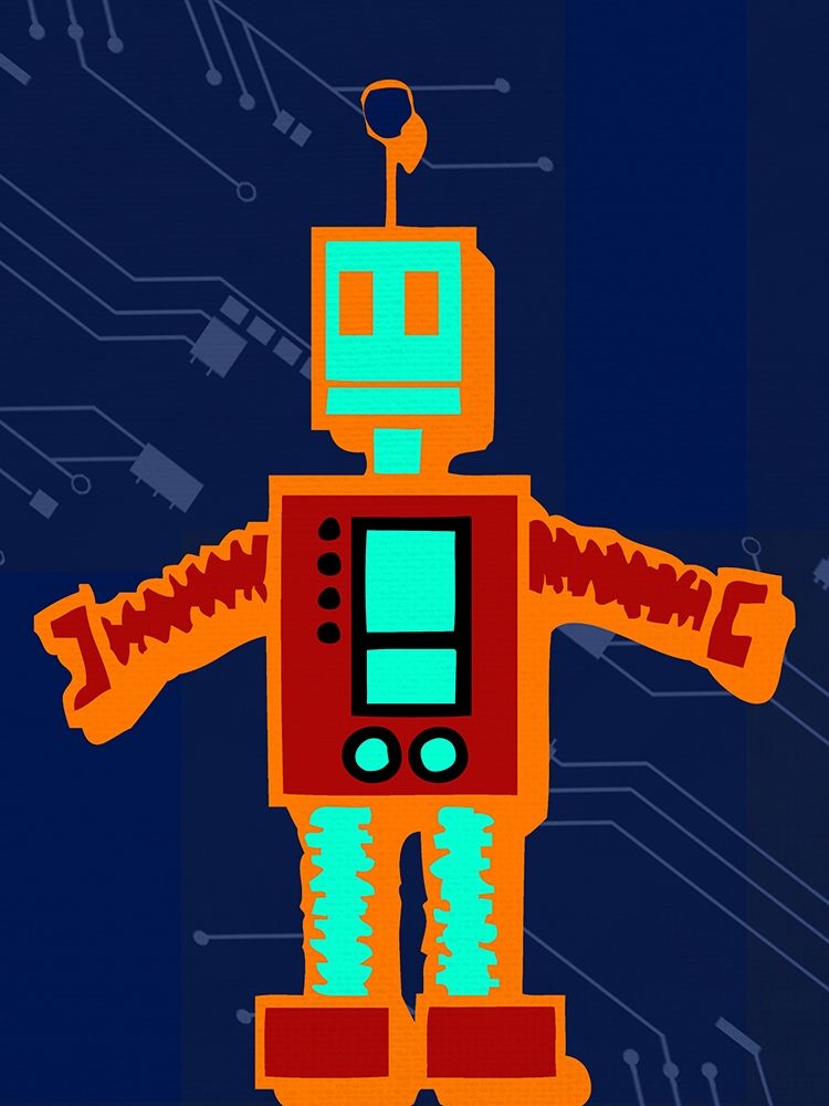 I Robot 2 art print by Kimberly Allen for $57.95 CAD