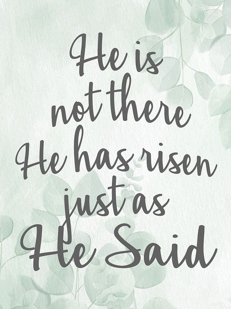 He is not There art print by Kimberly Allen for $57.95 CAD