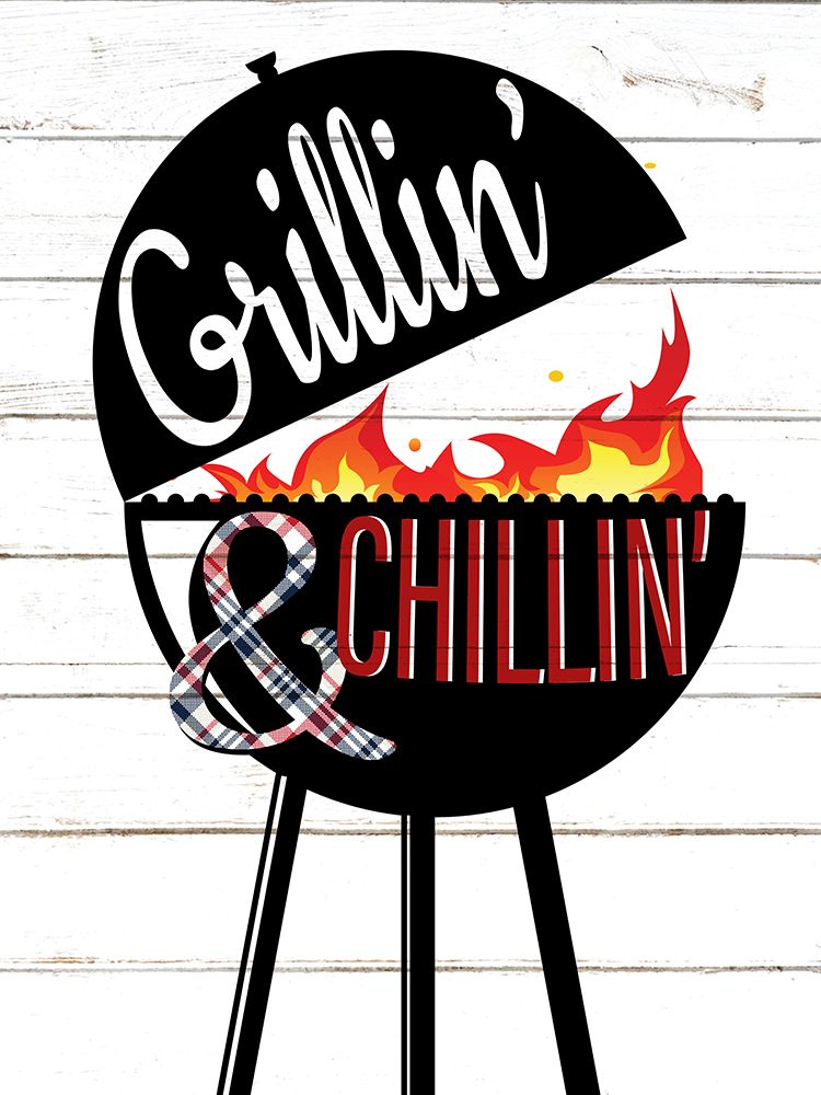Grillin and Chillin art print by Kimberly Allen for $57.95 CAD