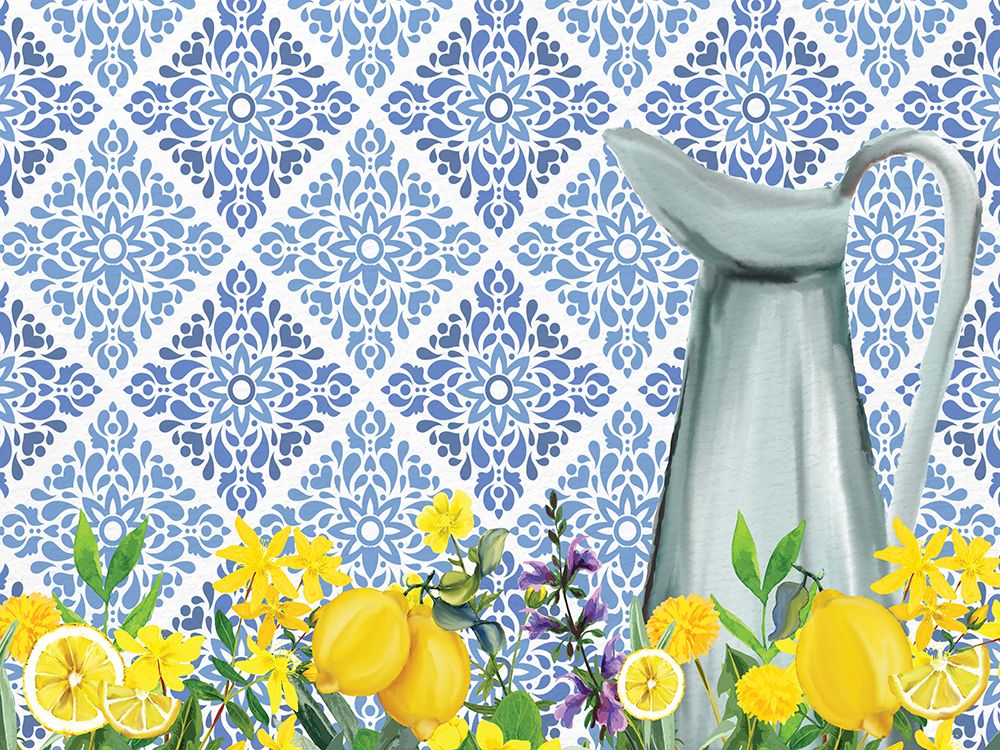 Lemon Tile 5 art print by Kimberly Allen for $57.95 CAD