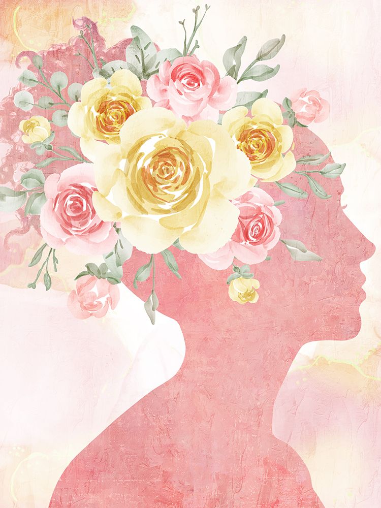 Pink Silhouette art print by Kimberly Allen for $57.95 CAD
