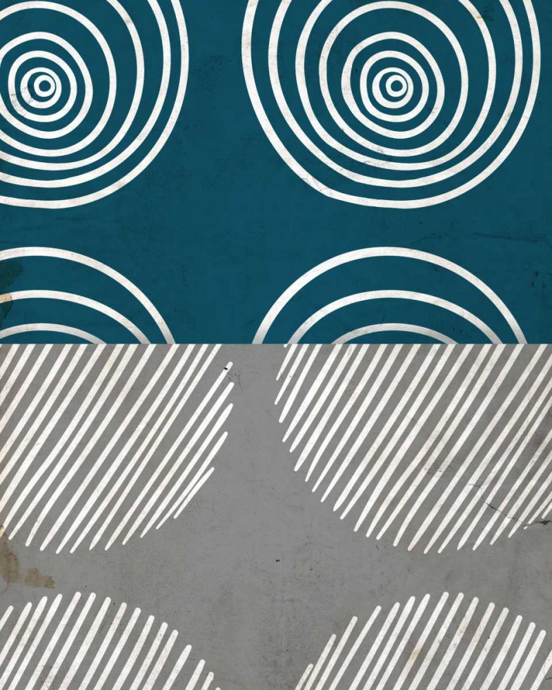 Teal Shapes 1 art print by Kimberly Allen for $57.95 CAD