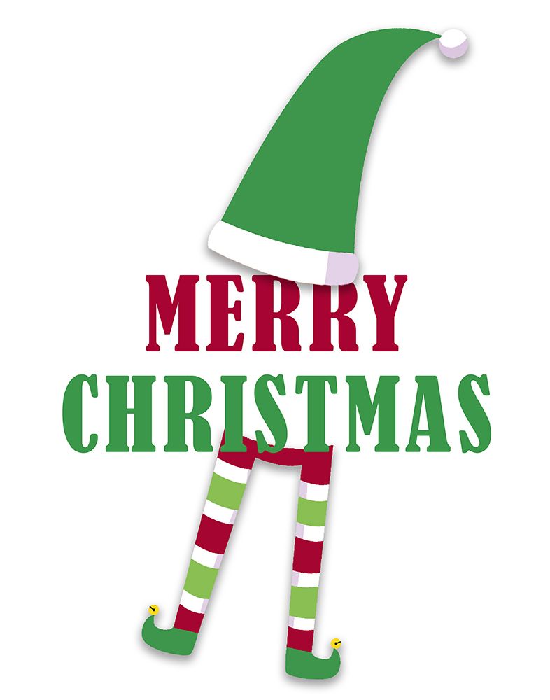 Merry Christmas Elf v2 art print by Kimberly Allen for $57.95 CAD