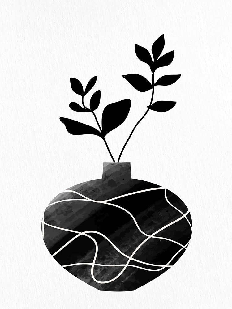 Black Vase 1 art print by Kimberly Allen for $57.95 CAD