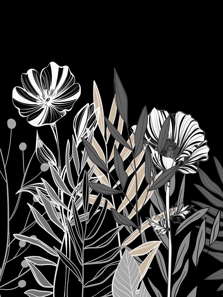 Floral Leaves 2 art print by Kimberly Allen for $57.95 CAD