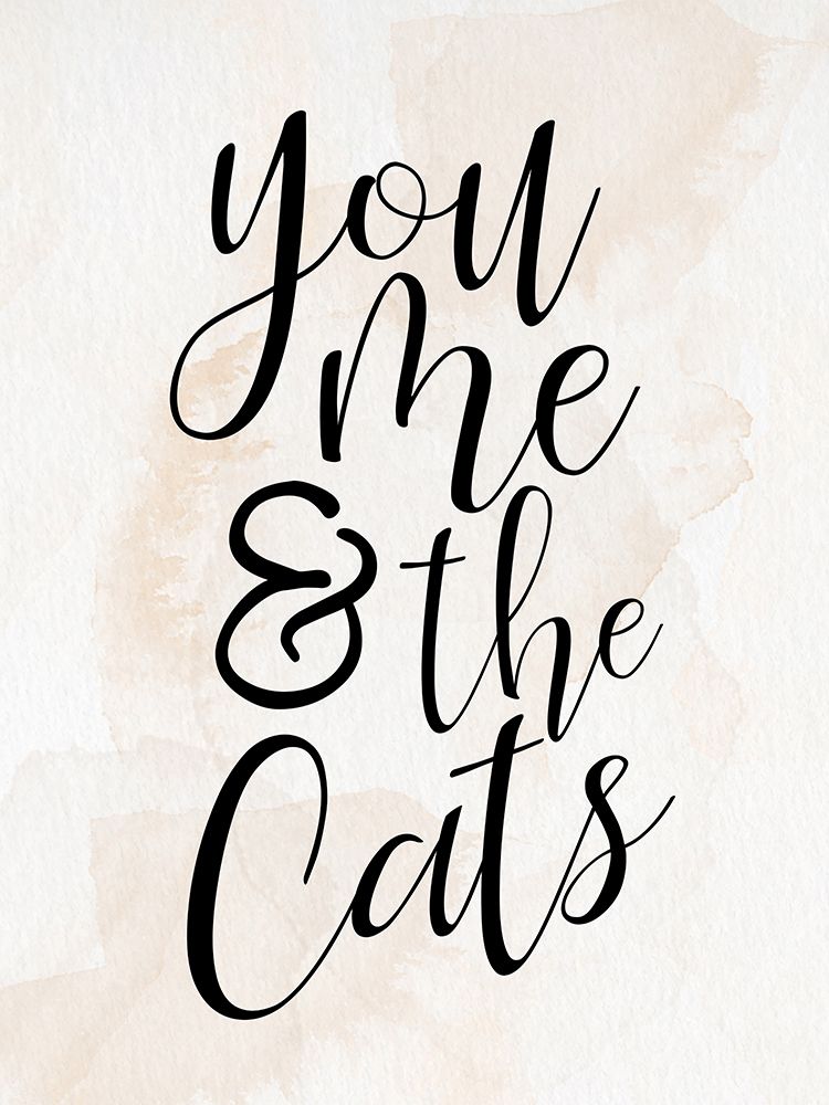 You and Me and the Cats art print by Kimberly Allen for $57.95 CAD