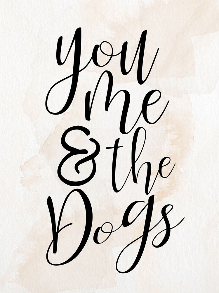 You and Me and the Dogs art print by Kimberly Allen for $57.95 CAD