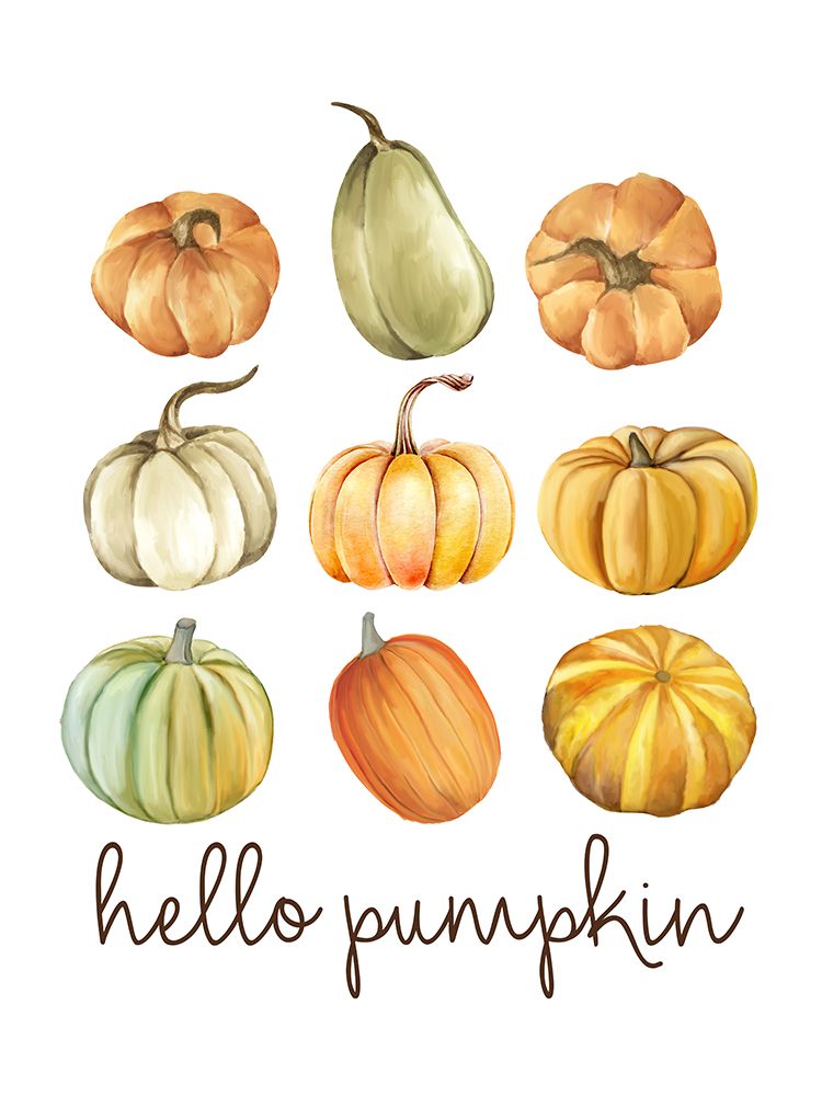 Hello Pumpkin Collage art print by Kimberly Allen for $57.95 CAD
