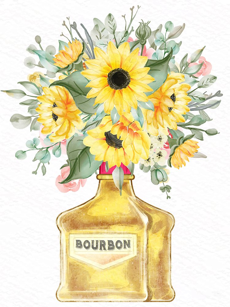 Bourbon Floral art print by Kimberly Allen for $57.95 CAD