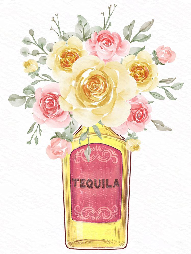 Tequila Floral art print by Kimberly Allen for $57.95 CAD