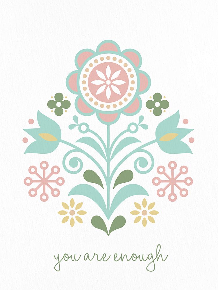 Folk Flower 2 art print by Kimberly Allen for $57.95 CAD