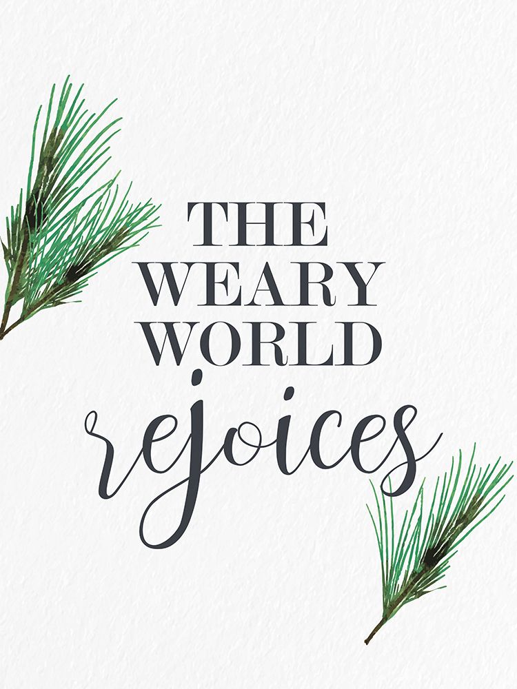 The Weary World Rejoices art print by Kimberly Allen for $57.95 CAD