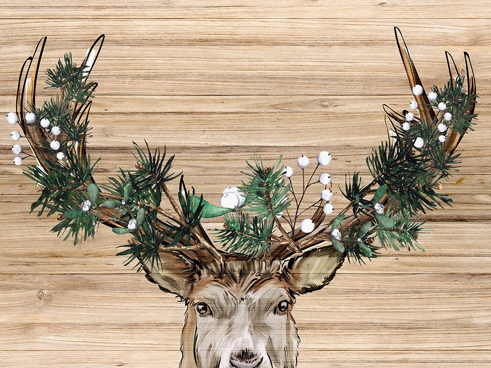 Woodland Deer art print by Kimberly Allen for $57.95 CAD