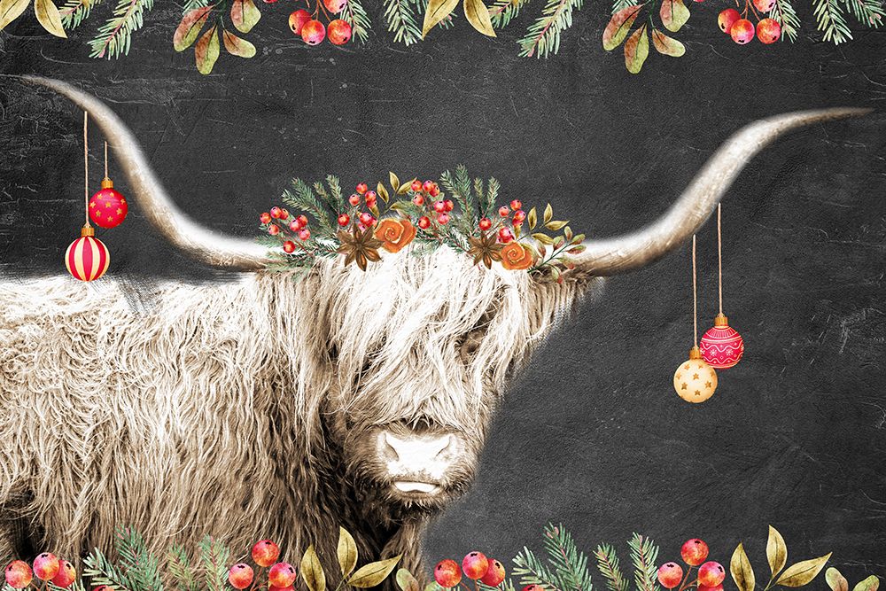 Highland Christmas art print by Kimberly Allen for $57.95 CAD
