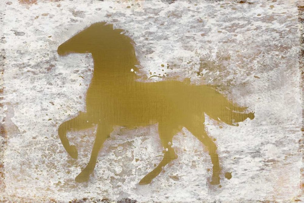 Golden Horse art print by Kimberly Allen for $57.95 CAD