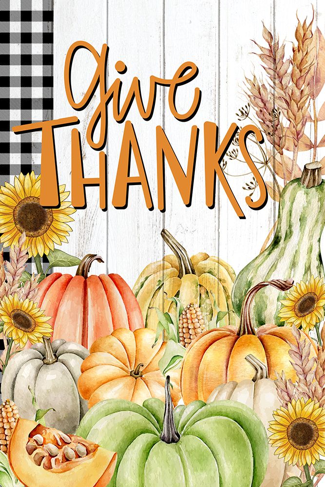 Give Thanks art print by Kimberly Allen for $57.95 CAD
