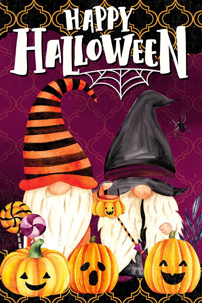 Halloween Gnomes art print by Kimberly Allen for $57.95 CAD