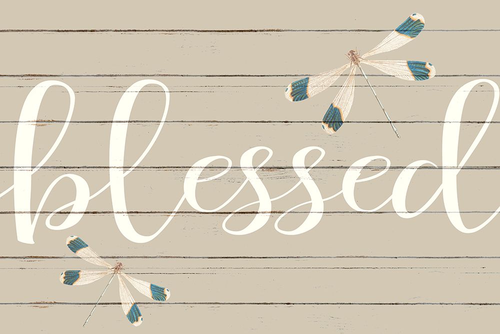 Blessed Dragonfly art print by Kimberly Allen for $57.95 CAD