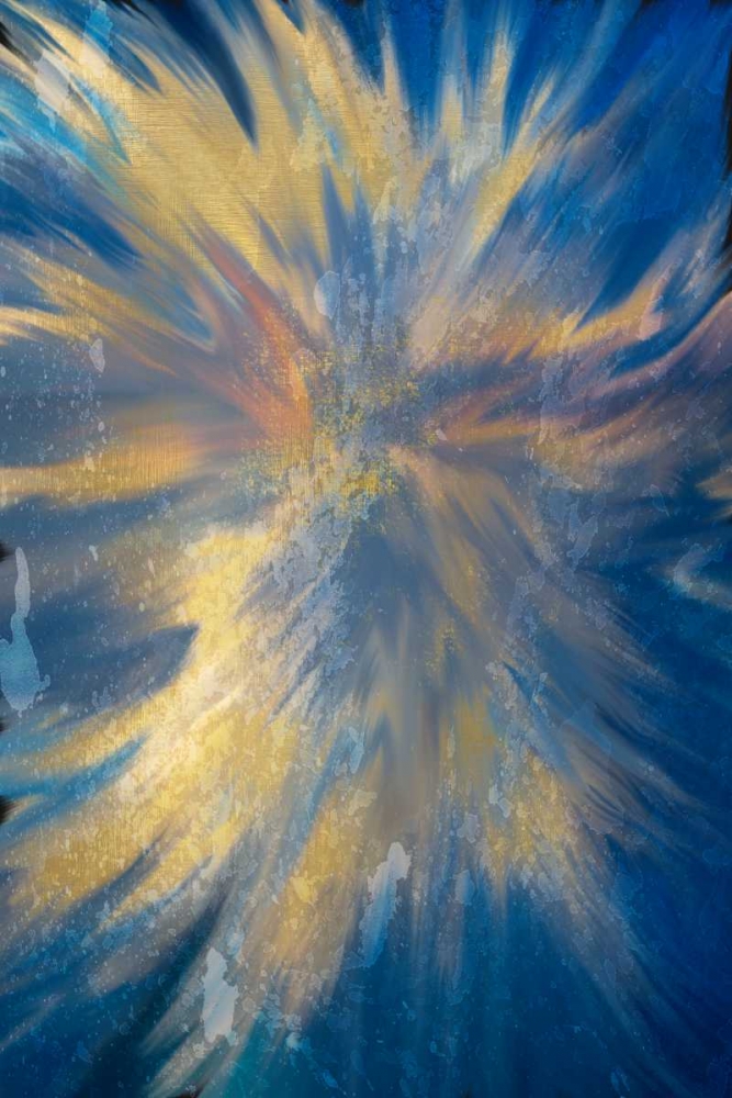 Golden Burst of Light art print by Kimberly Allen for $57.95 CAD