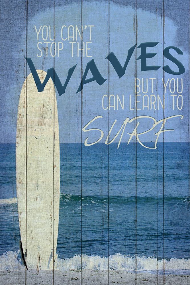 Learn to Surf art print by Kimberly Allen for $57.95 CAD