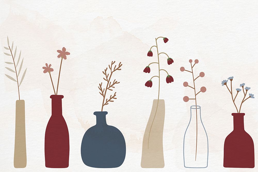 Row of Vases art print by Kimberly Allen for $57.95 CAD
