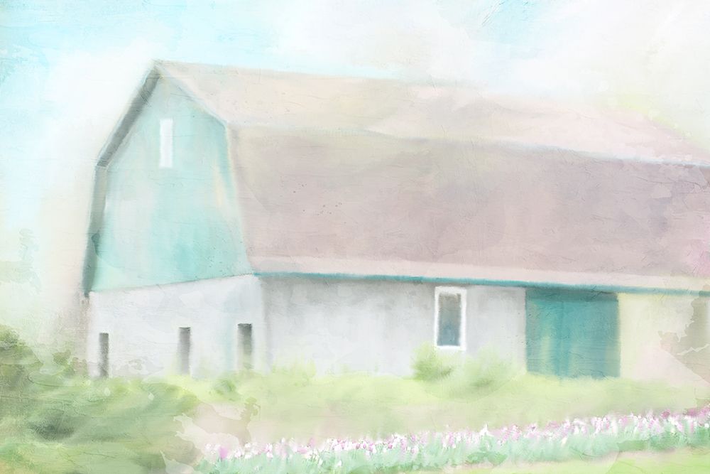 Springtime Barn art print by Kimberly Allen for $57.95 CAD