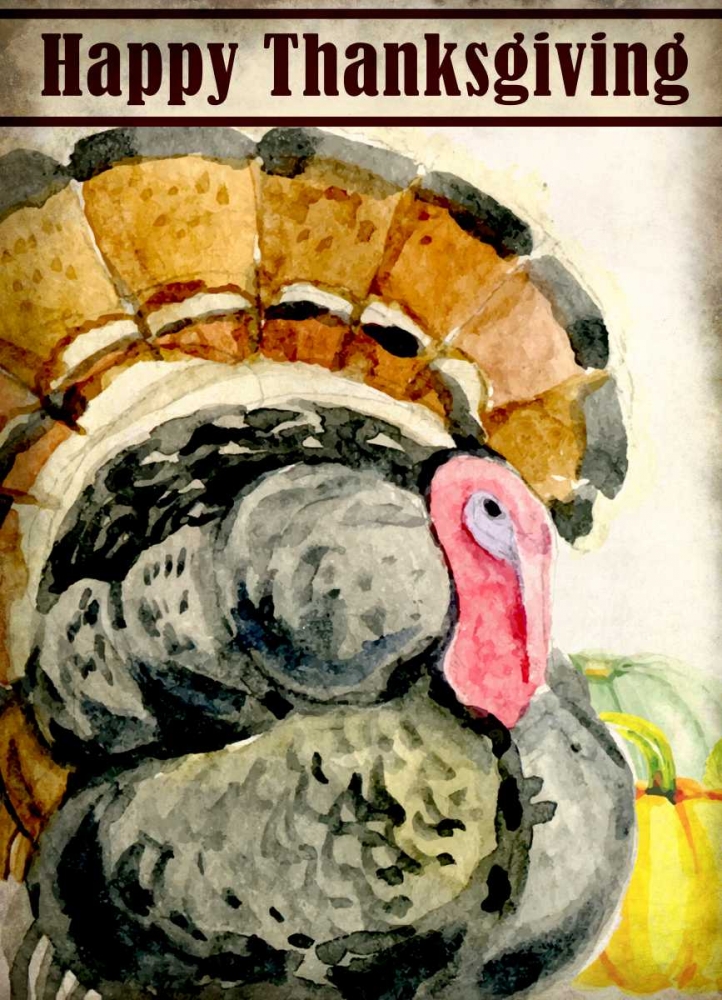 Happy Thanksgiving art print by Kimberly Allen for $57.95 CAD