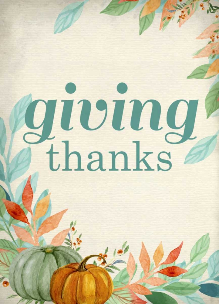 Giving Thanks art print by Kimberly Allen for $57.95 CAD