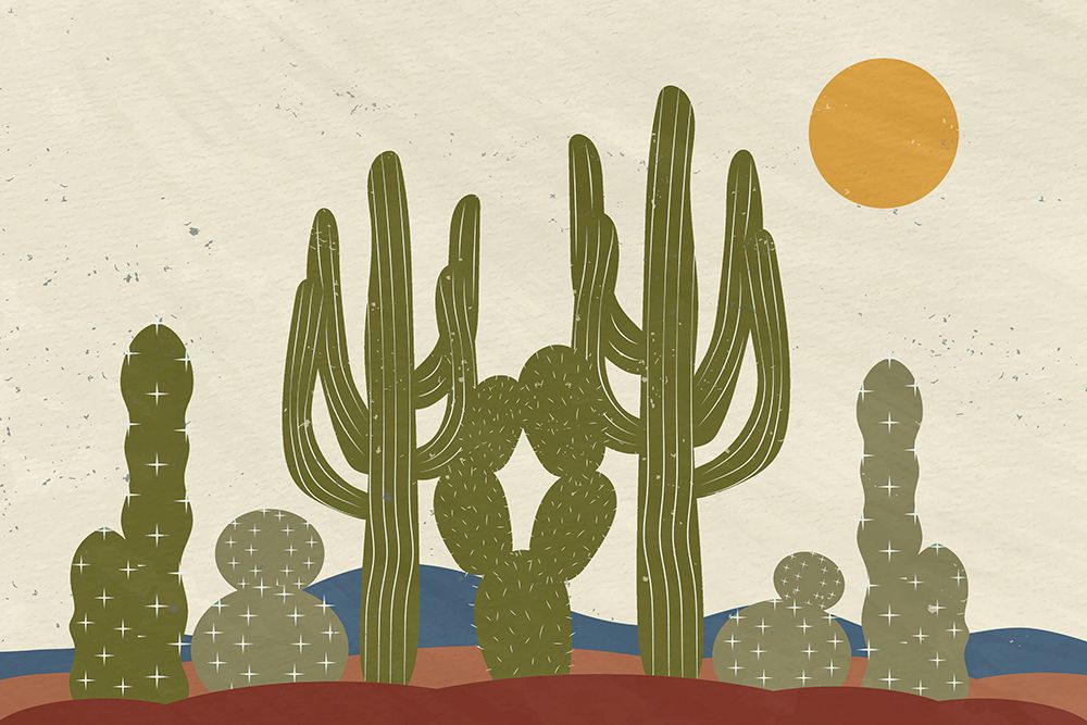 Cactus Walk art print by Kimberly Allen for $57.95 CAD