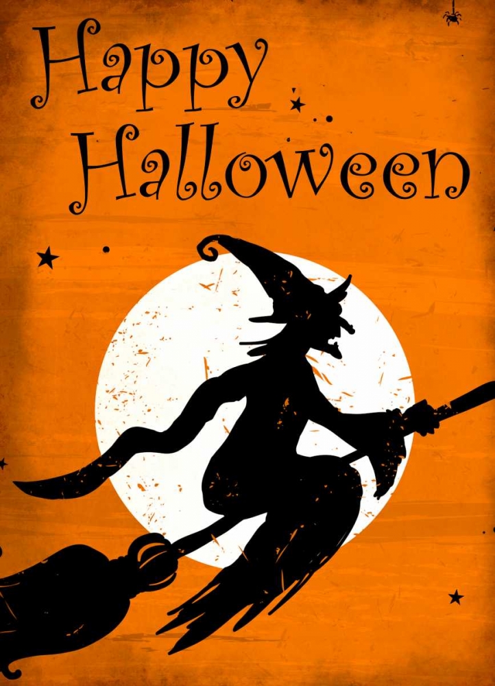 Happy Halloween Witch art print by Kimberly Allen for $57.95 CAD