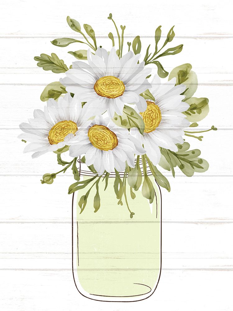 Floral Jar 5 art print by Kimberly Allen for $57.95 CAD