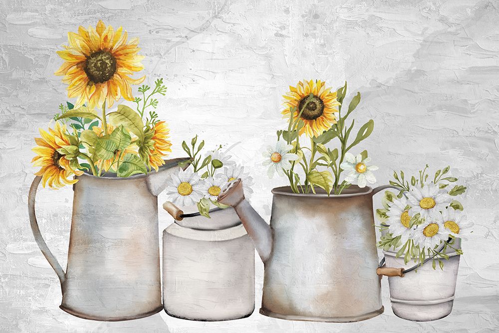 Hope Sunflower Daisies art print by Kimberly Allen for $57.95 CAD