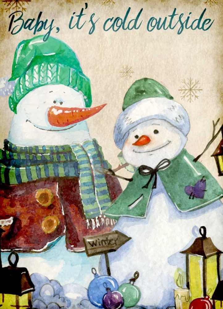 Baby its Cold Outside art print by Kimberly Allen for $57.95 CAD