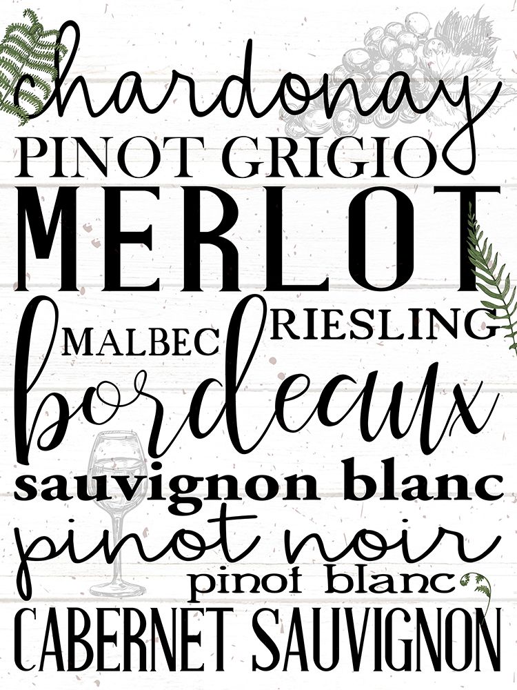 Wine Glass Ferns 4 art print by Kimberly Allen for $57.95 CAD
