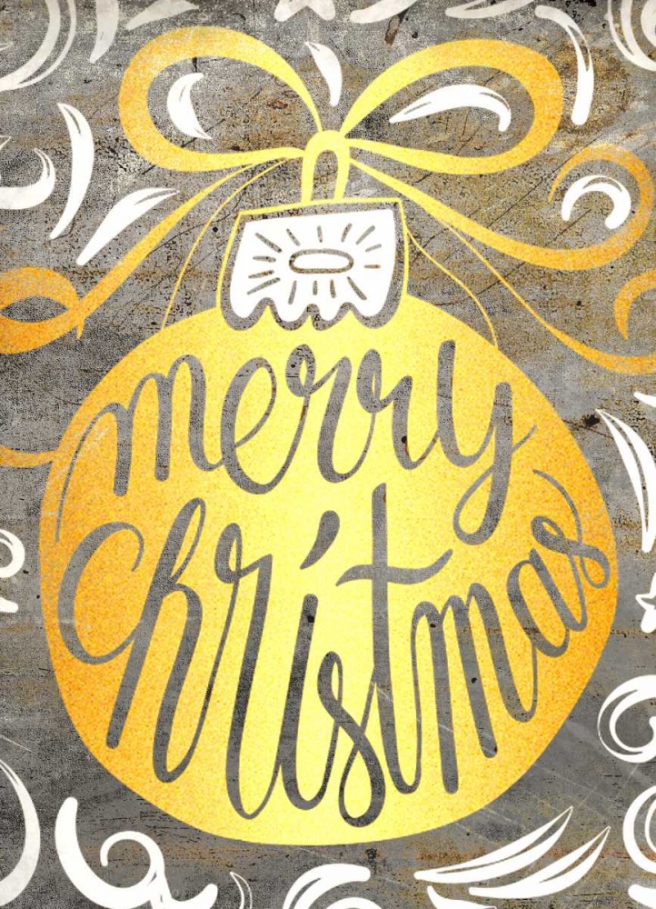 Golden Christmas art print by Kimberly Allen for $57.95 CAD