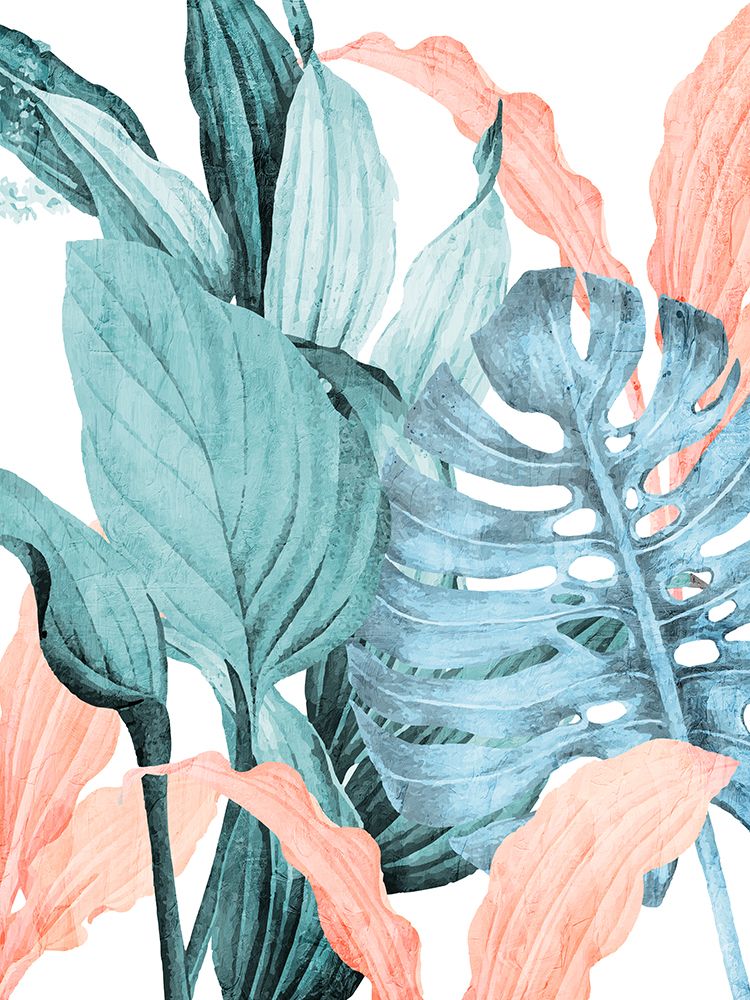 Coral Palms 1 art print by Kimberly Allen for $57.95 CAD