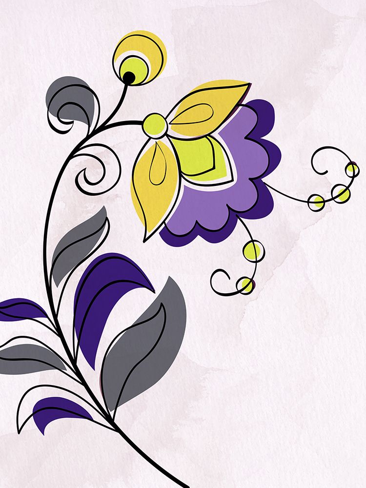 Bold Floral 1 V2 art print by Kimberly Allen for $57.95 CAD