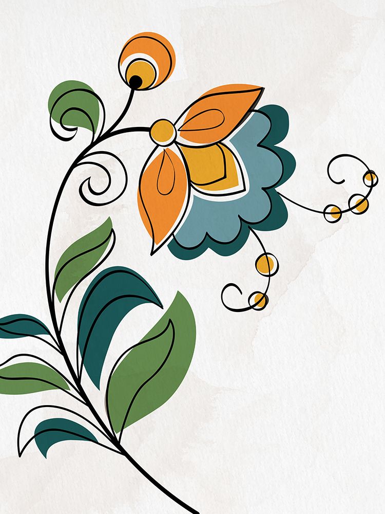 Bold Floral 1 art print by Kimberly Allen for $57.95 CAD