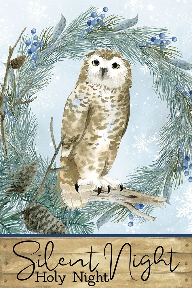 Winter Owl art print by Kimberly Allen for $57.95 CAD